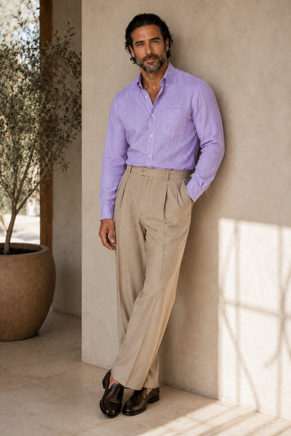 ZENITH - Camisa Lino Resort