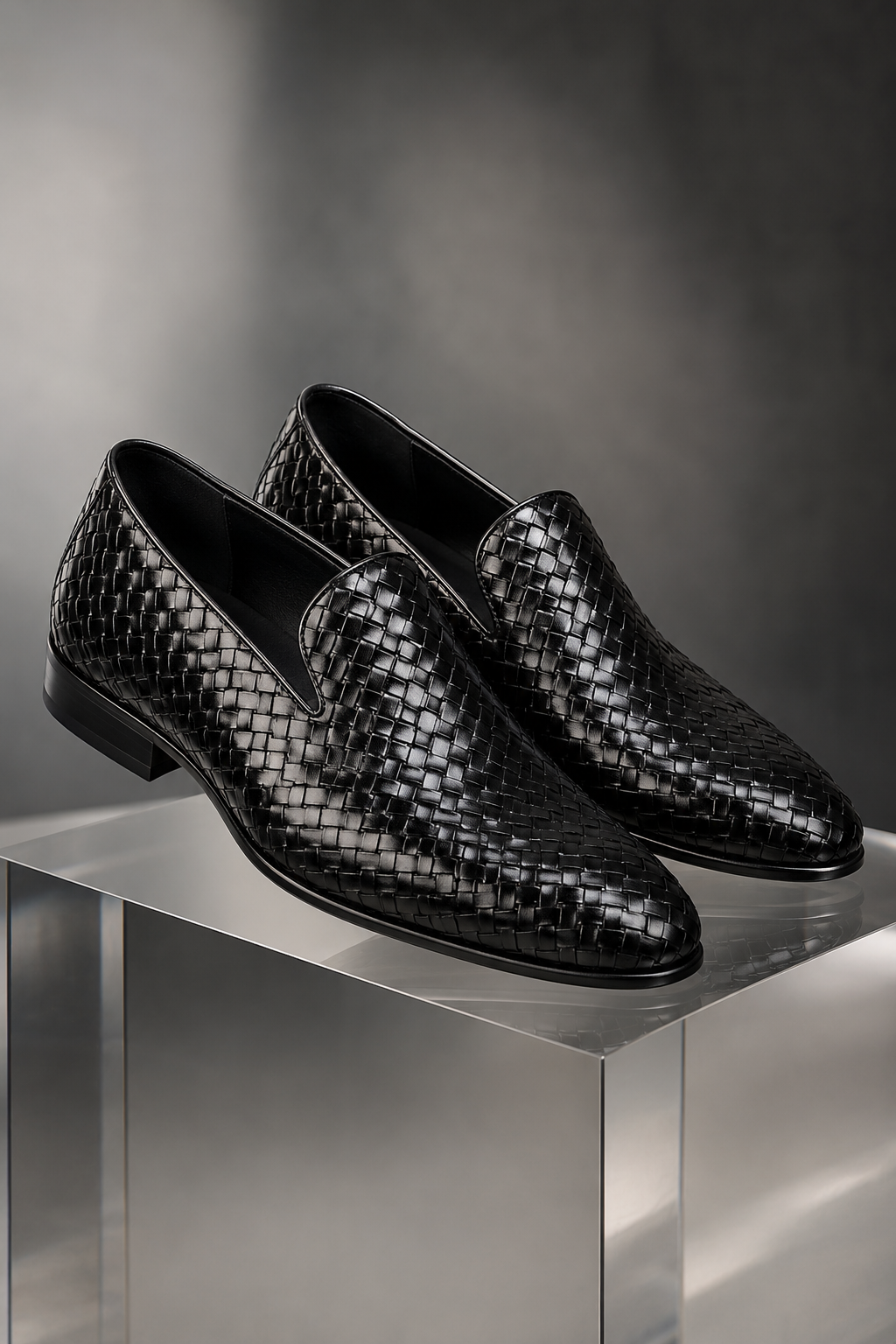 LIORA - Zapatos de cuero trenzado