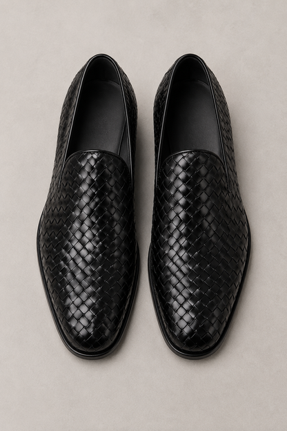 LIORA - Zapatos de cuero trenzado